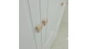 Krem Ceviz Komple Mdf 3 Kapılı Gardırop