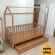 Doğal Kayın Çatılı Yavrulu Montessori Karyola 90x190