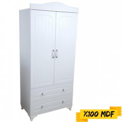 Elit Mdf 2 Kapılı 2 Çekmeceli Dolap
