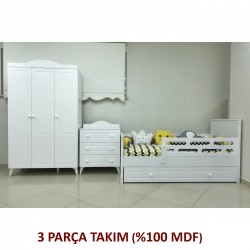 Hive %100 Mdf Yavrulu Bebek Odası