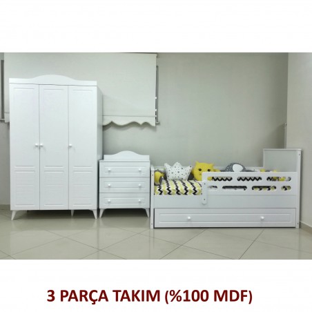 Hive %100 Mdf Yavrulu Bebek Odası
