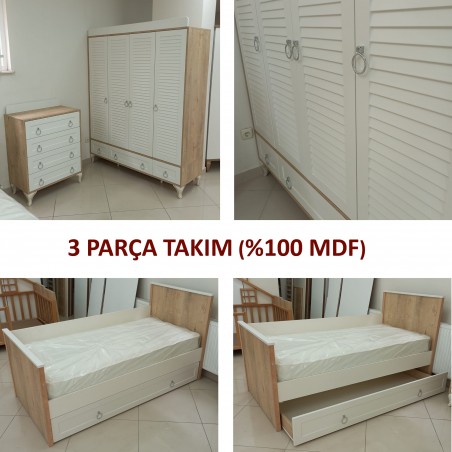 Panjur %100 Mdf Yavrulu Bebek Odası