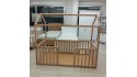 Doğal Kayın Ağacı Çatılı Montessori Karyola 90x190