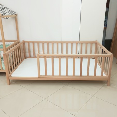Doğal Kayın Ağacı Karyola 100x200 cm
