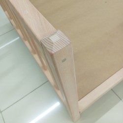 Doğal Kayın Ağacı Karyola 100x200 cm