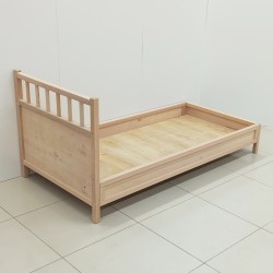 Doğal Kayın Dönüşebilir Montessori Karyola 120x200 cm