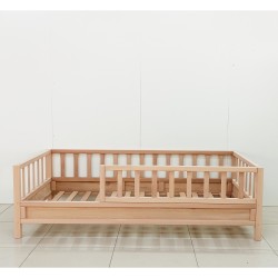 Doğal Kayın Dönüşebilir Çatılı Montessori Karyola 90x190 cm